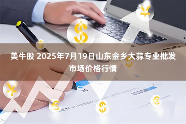 美牛股 2025年7月19日山东金乡大蒜专业批发市场价格行情